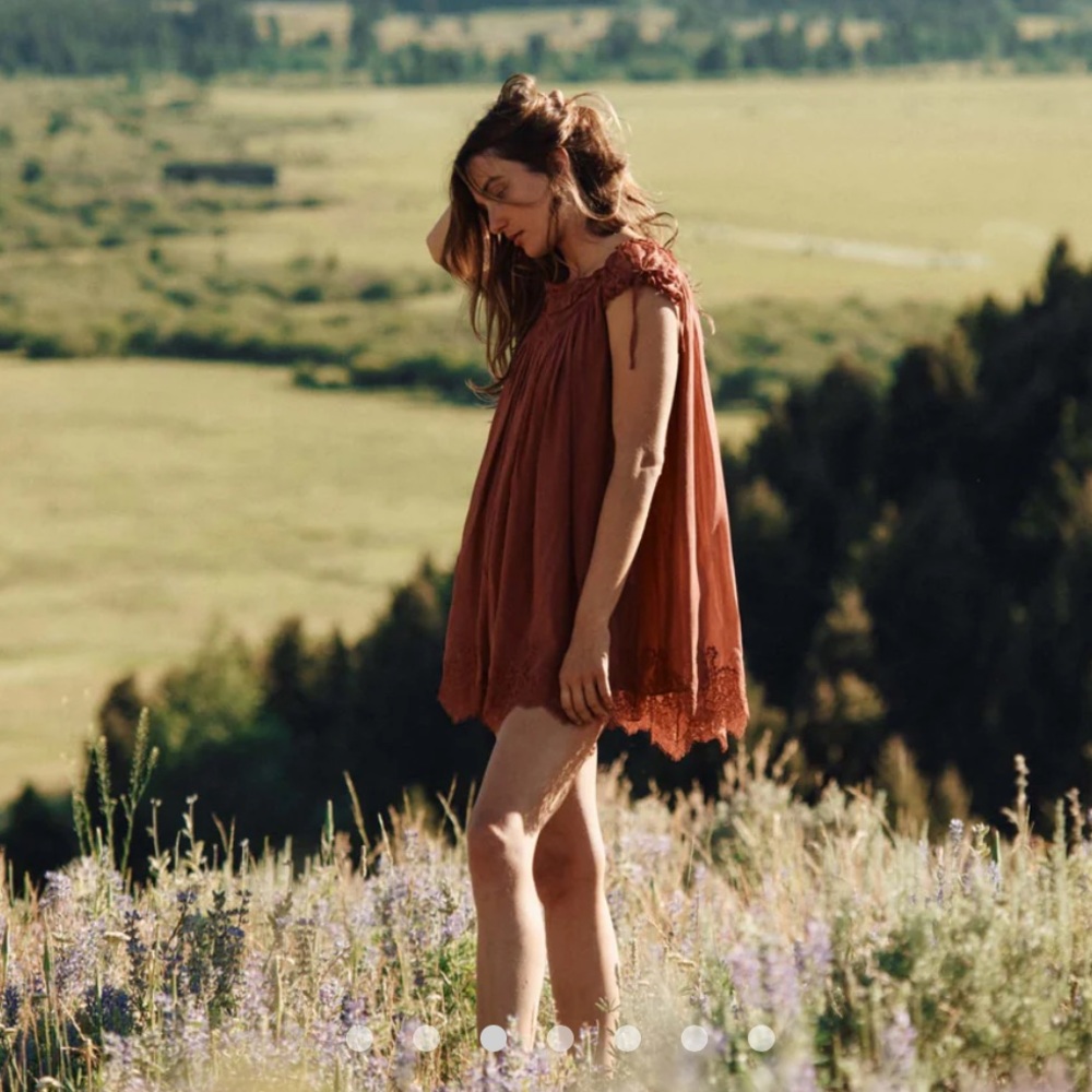 FLASH SALE!🎀DÔEN GENEVIEVE🎀 in Vieux Rose! Mini Dress! Size XS!